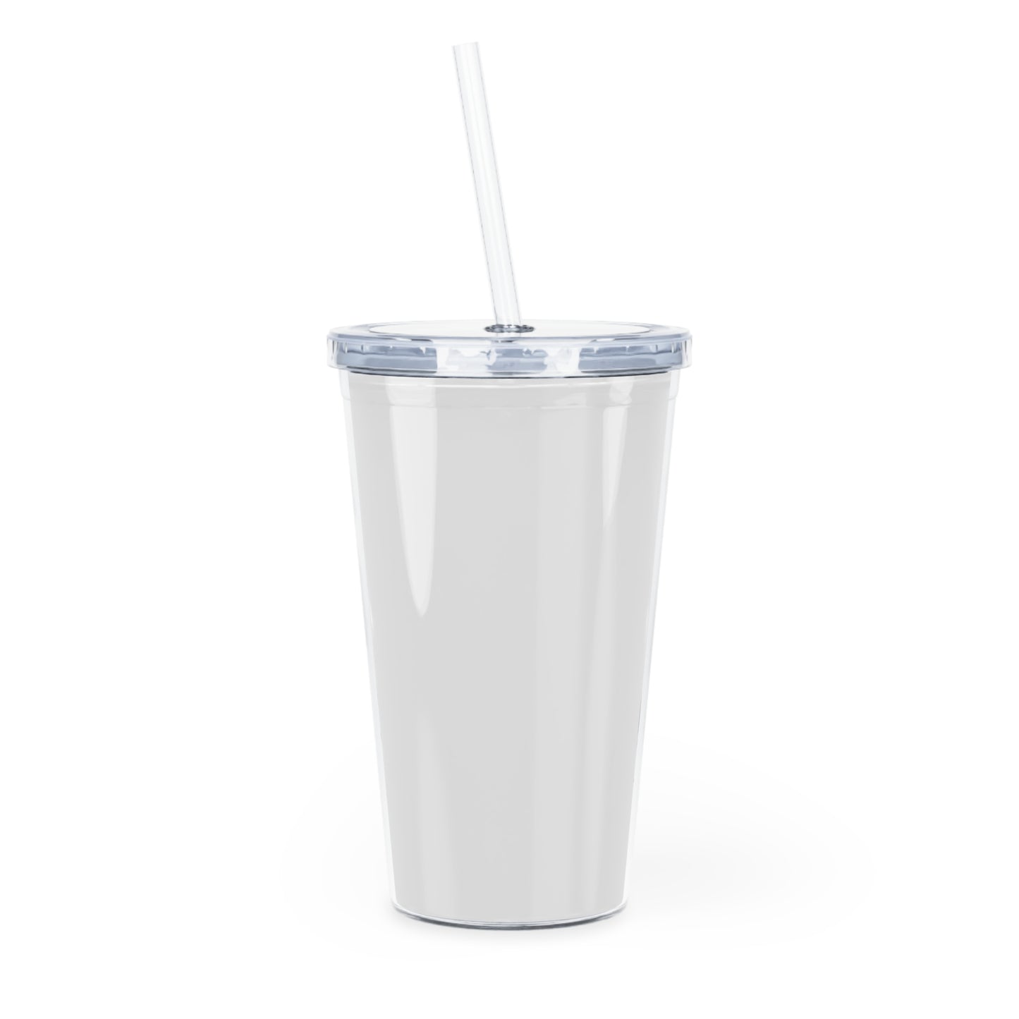 High End Fashion Plastic Tumbler with Straw