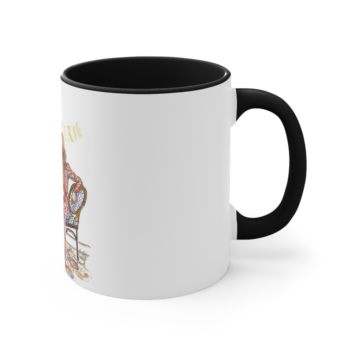 Coffee Shop Chats Accent Mug