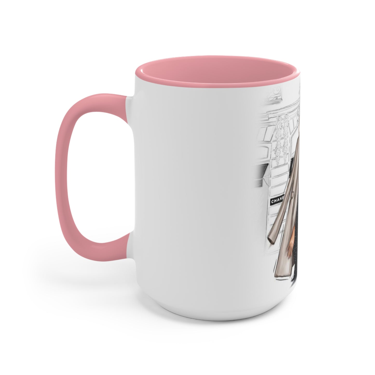 Shopping In Paris Accent Mug