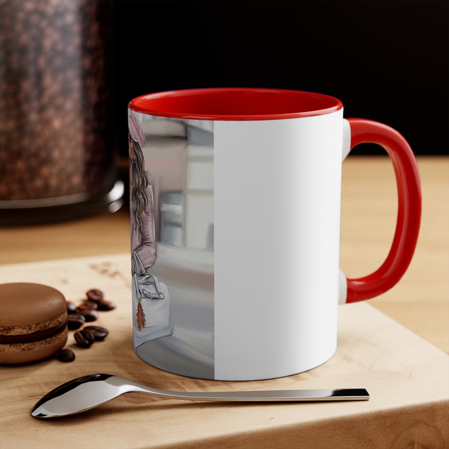 Shopping is my Love Language Accent Mug