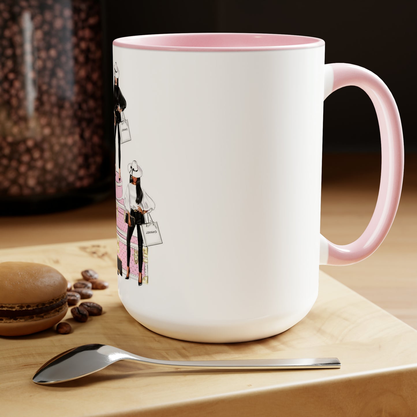 C Babes Two-Tone Coffee Mugs, 15oz
