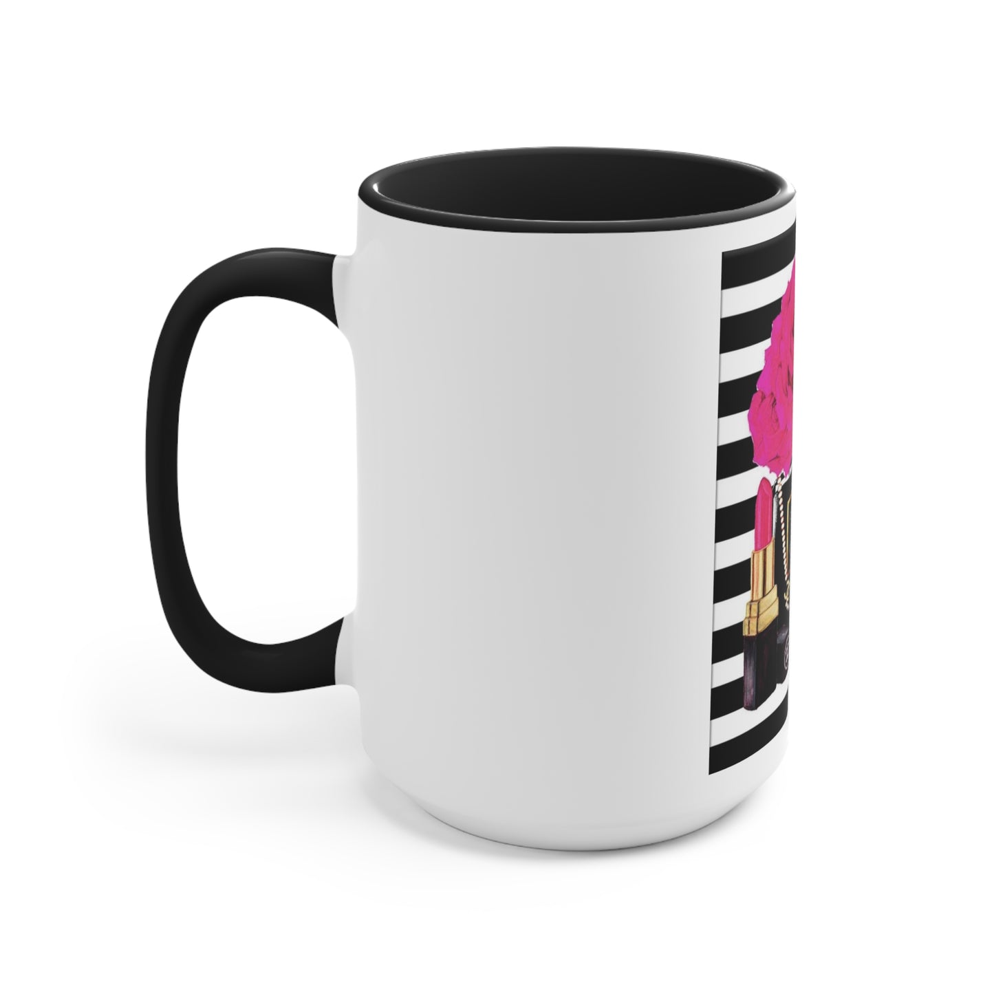 CC rose Accent Mug