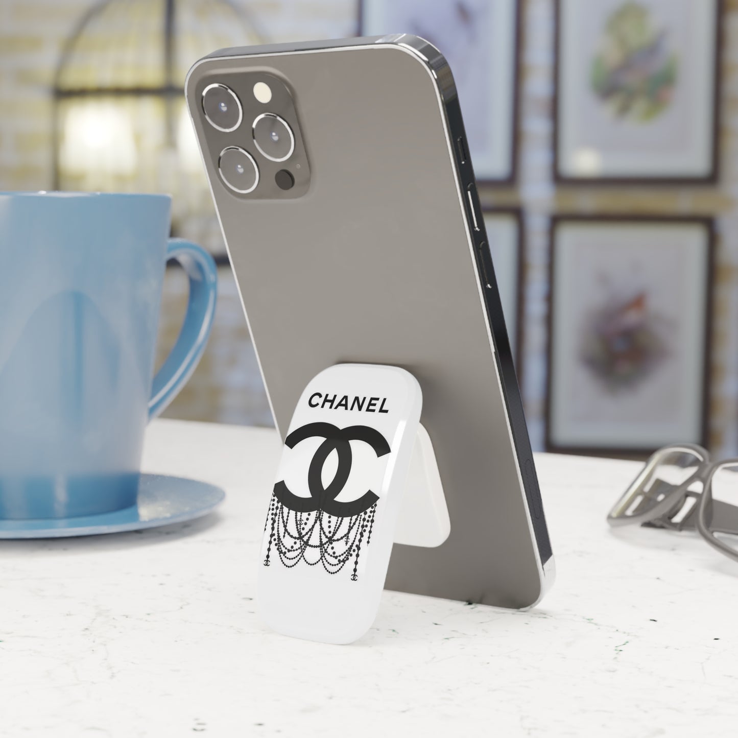 Beaded CC Phone Click-On Grip