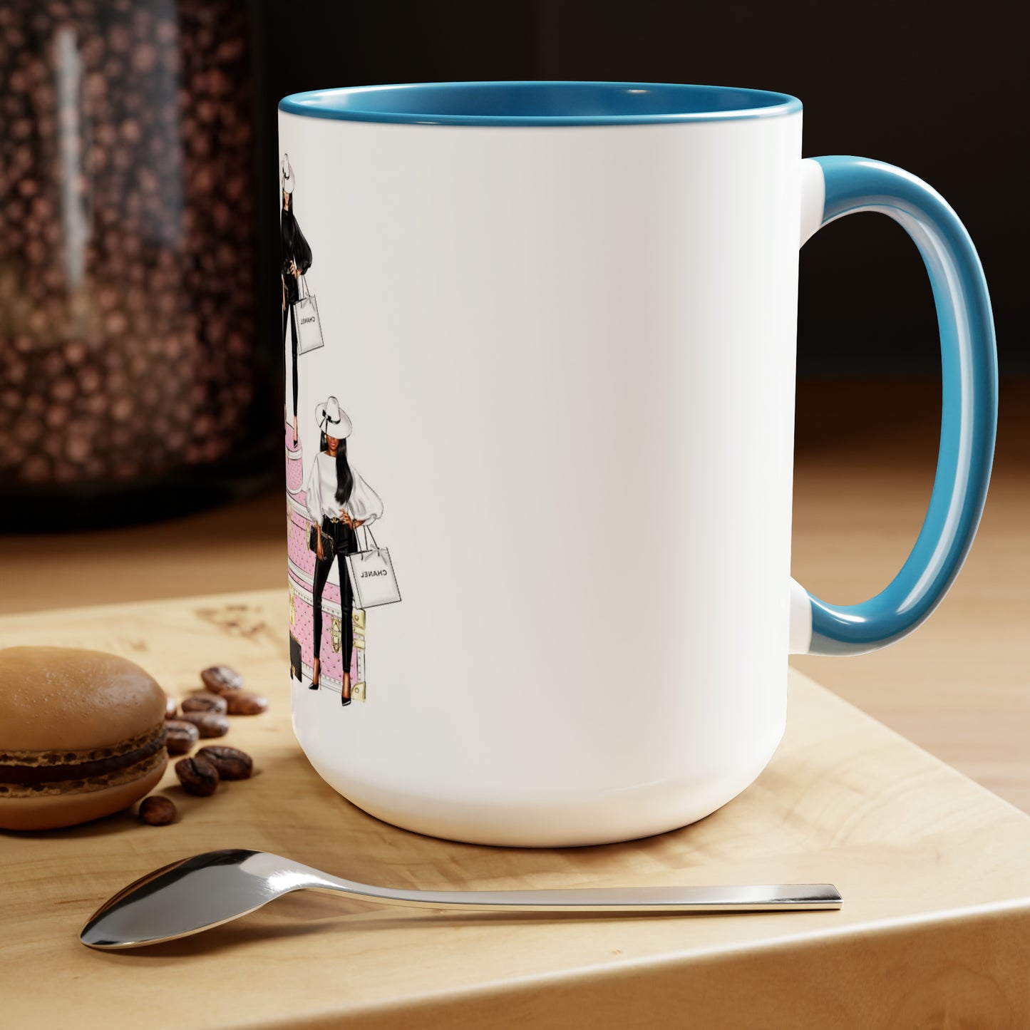 C Babes Two-Tone Coffee Mugs, 15oz