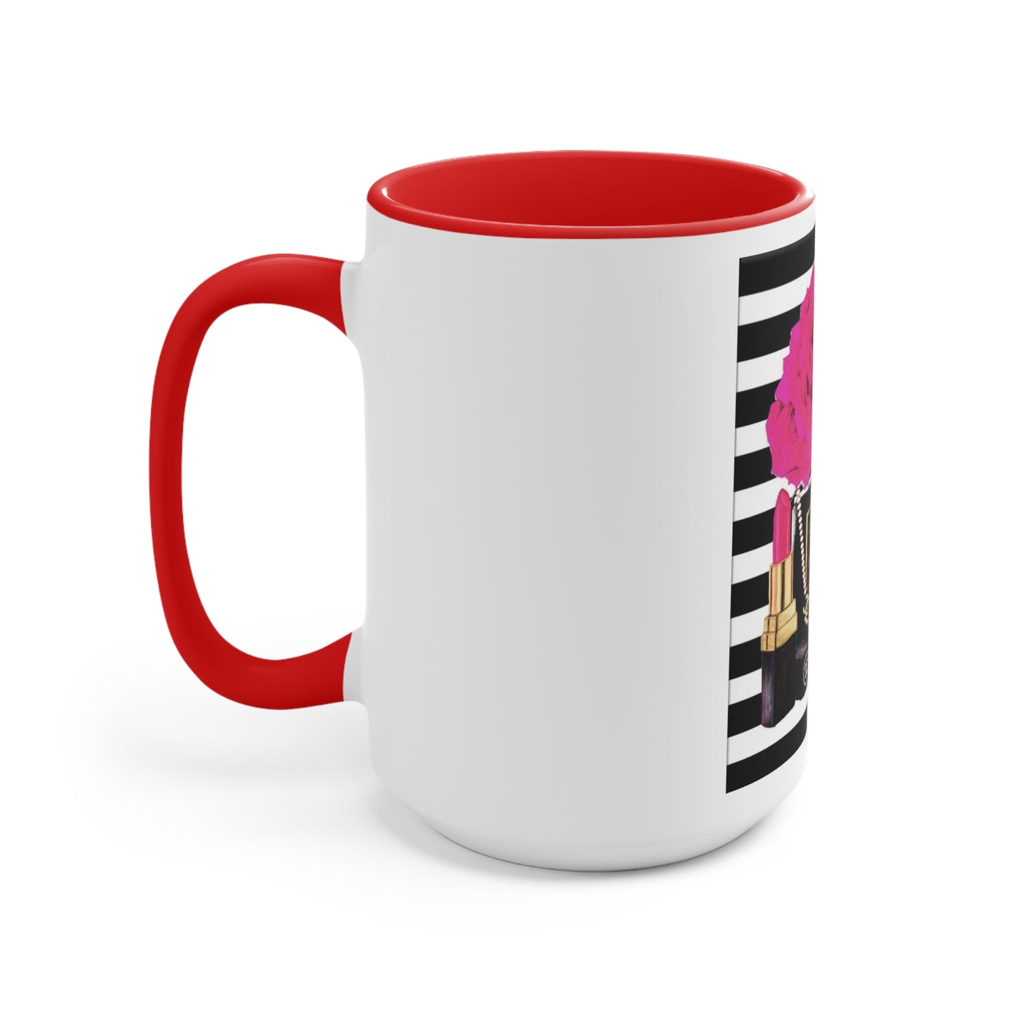 CC rose Accent Mug