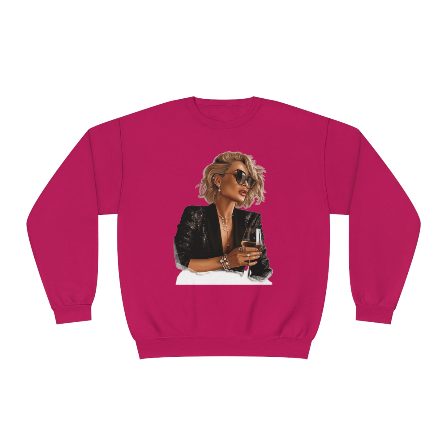 Edgy Chic' Unisex NuBlend® Crewneck Sweatshirt