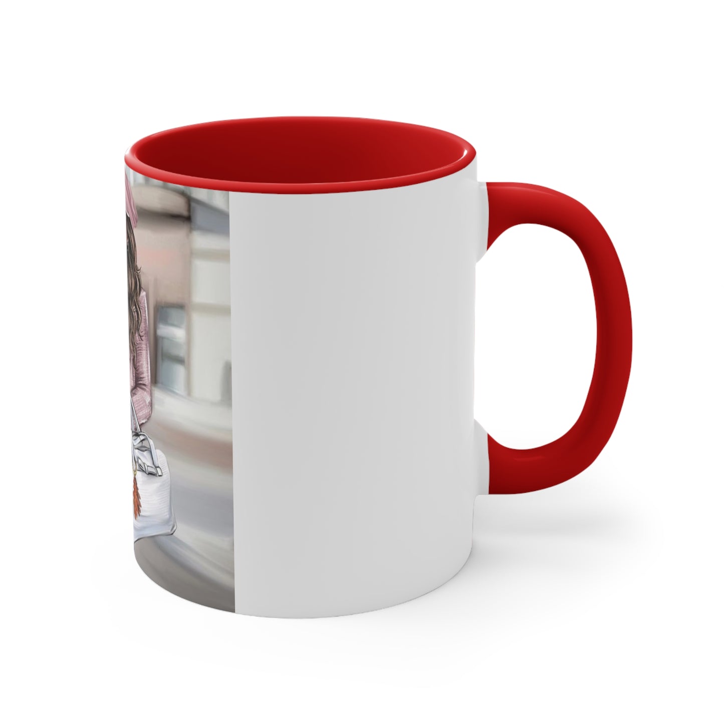 Shopping is my Love Language Accent Mug