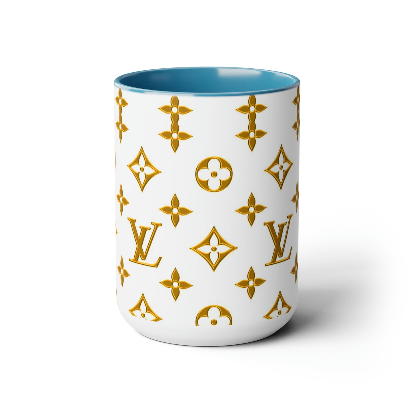 LV Two-Tone Coffee Mugs, 15oz