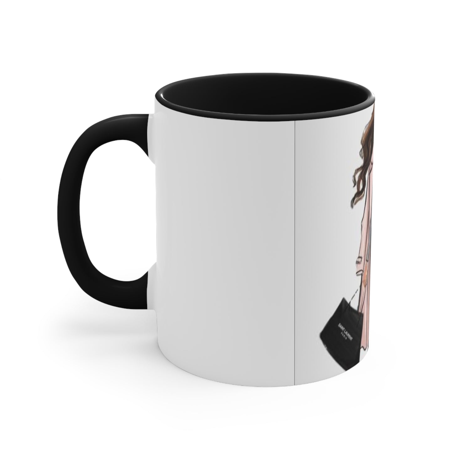 Fall in Paris Accent Mug