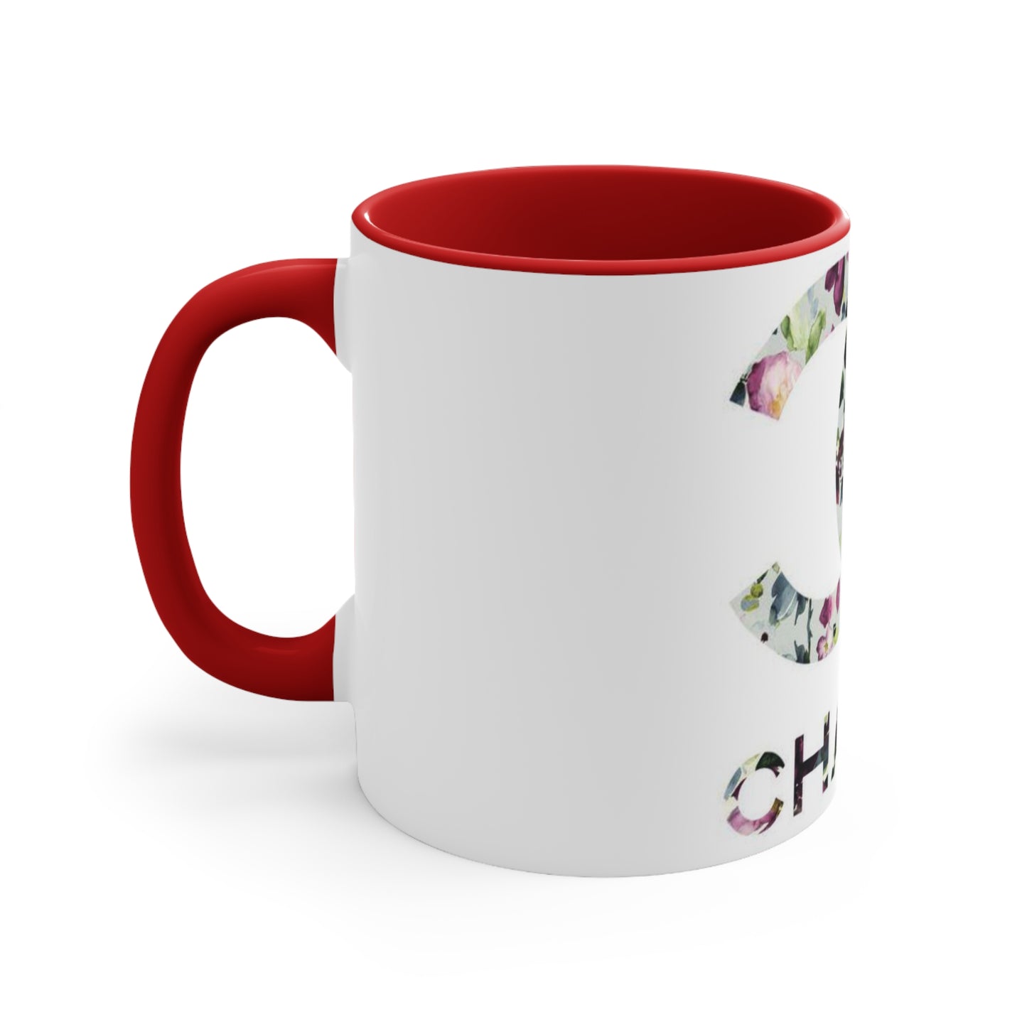 Floral CC Accent Mug