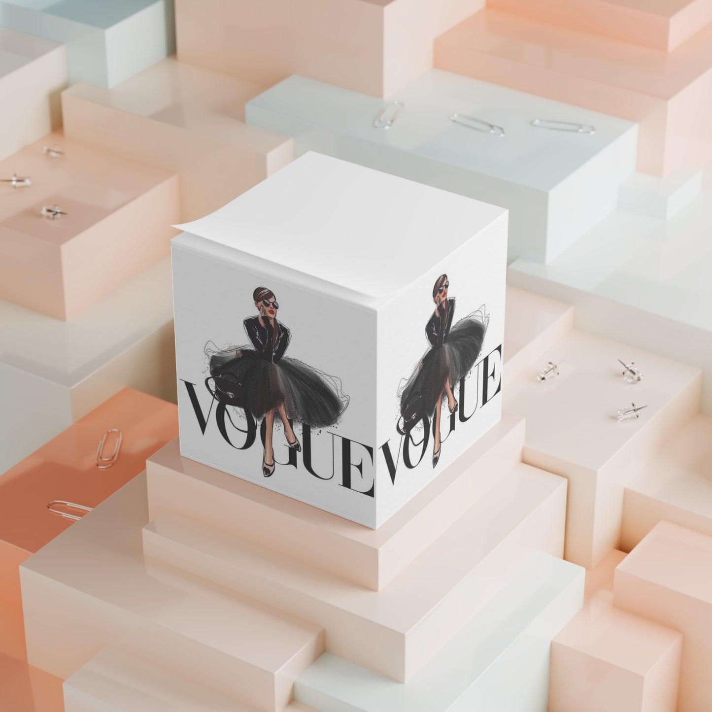 V Fashion Note Cube