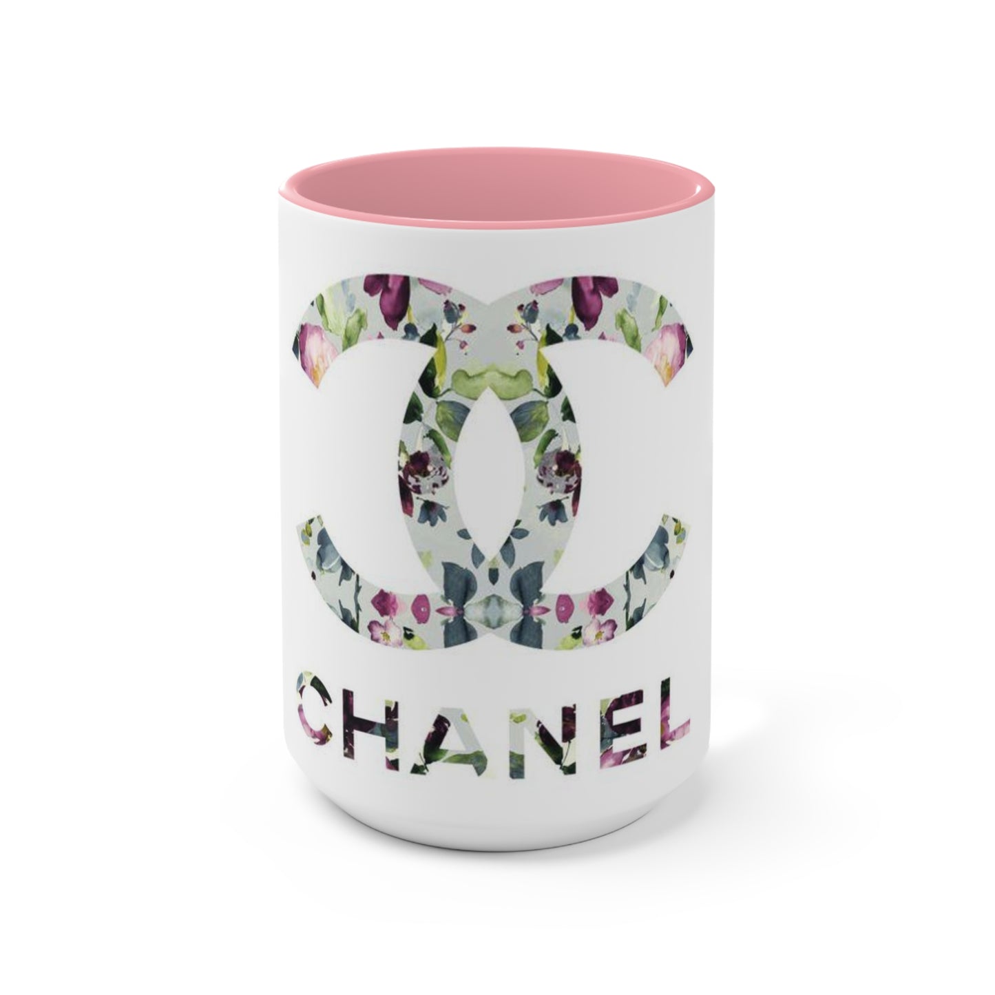 Floral CC Accent Mug
