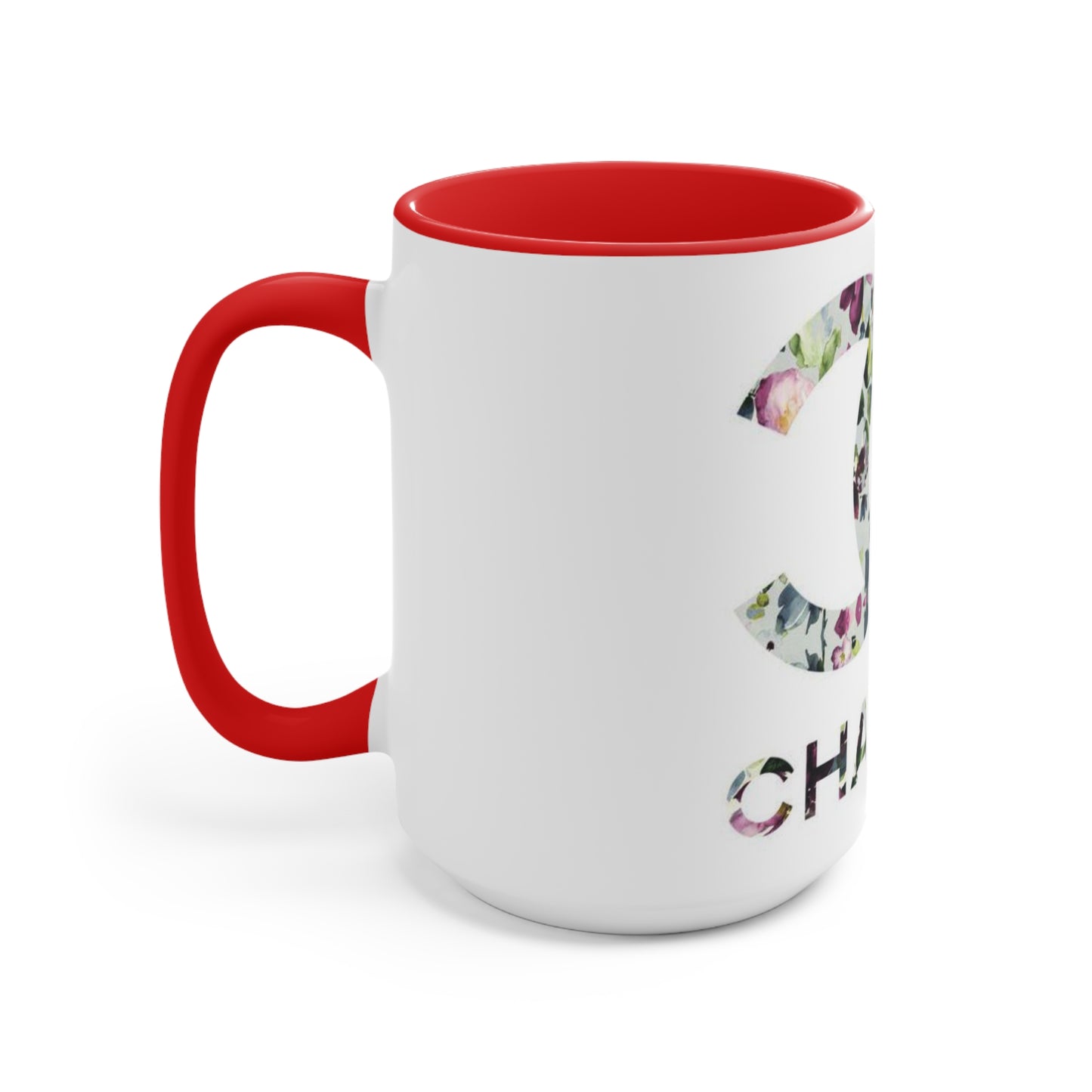 Floral CC Accent Mug