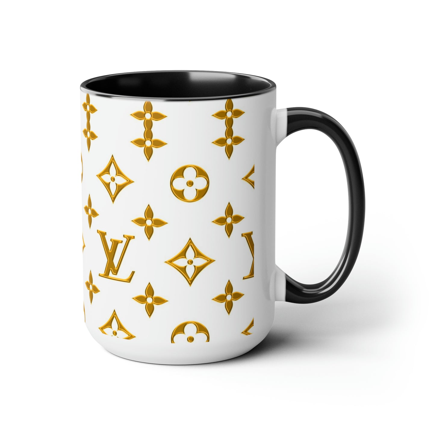 LV Two-Tone Coffee Mugs, 15oz