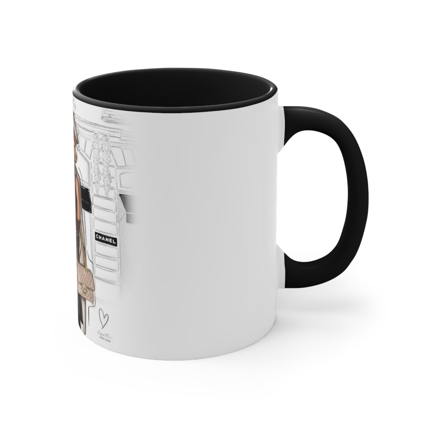 Shopping In Paris Accent Mug