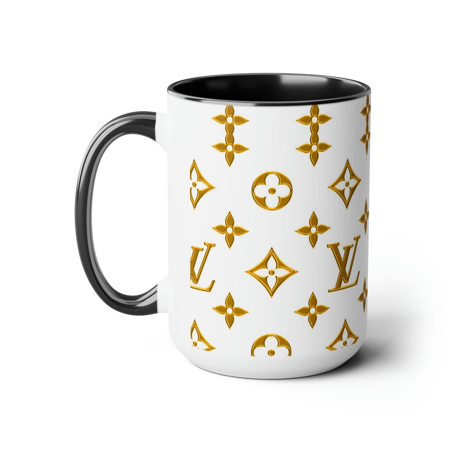 LV Two-Tone Coffee Mugs, 15oz