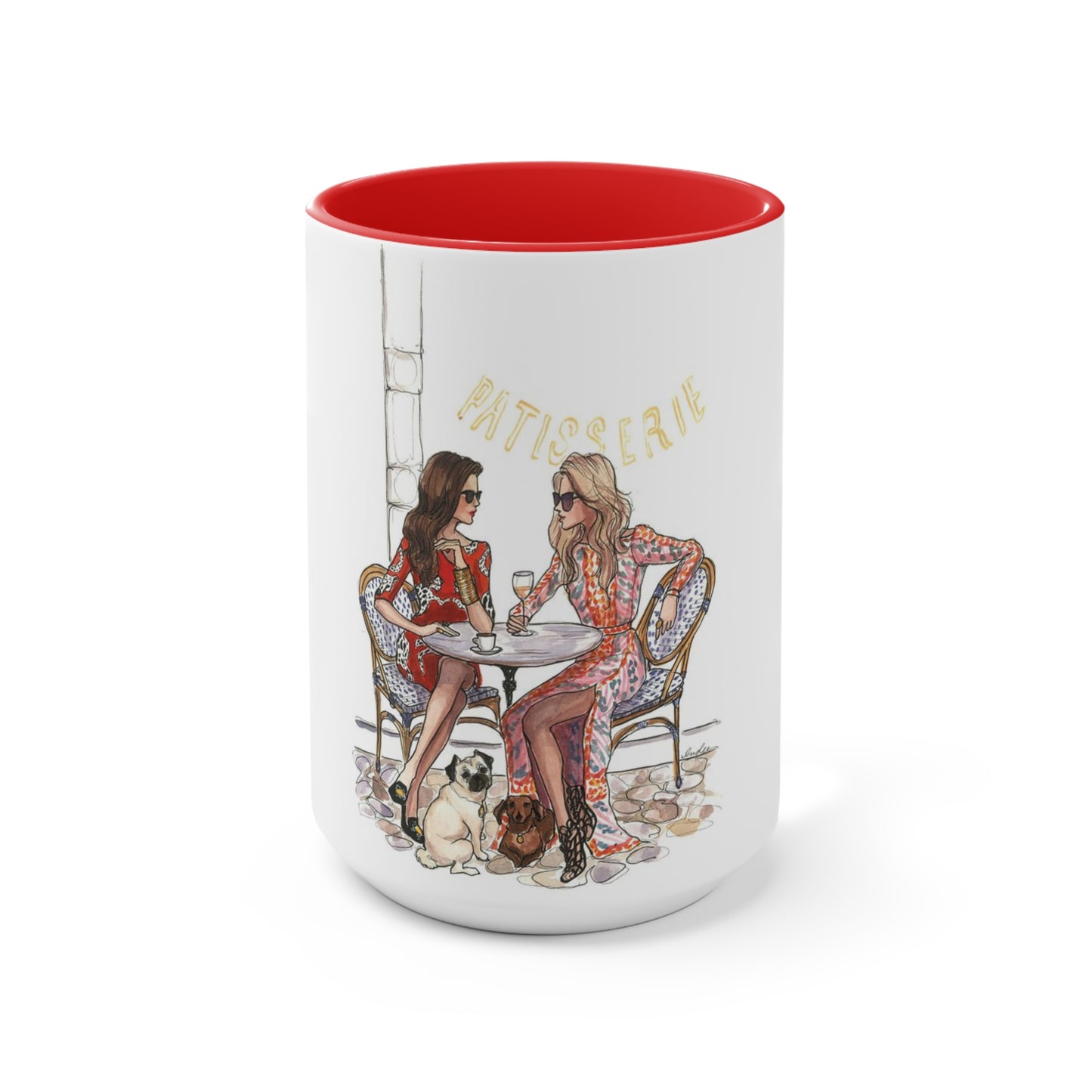 Coffee Shop Chats Accent Mug