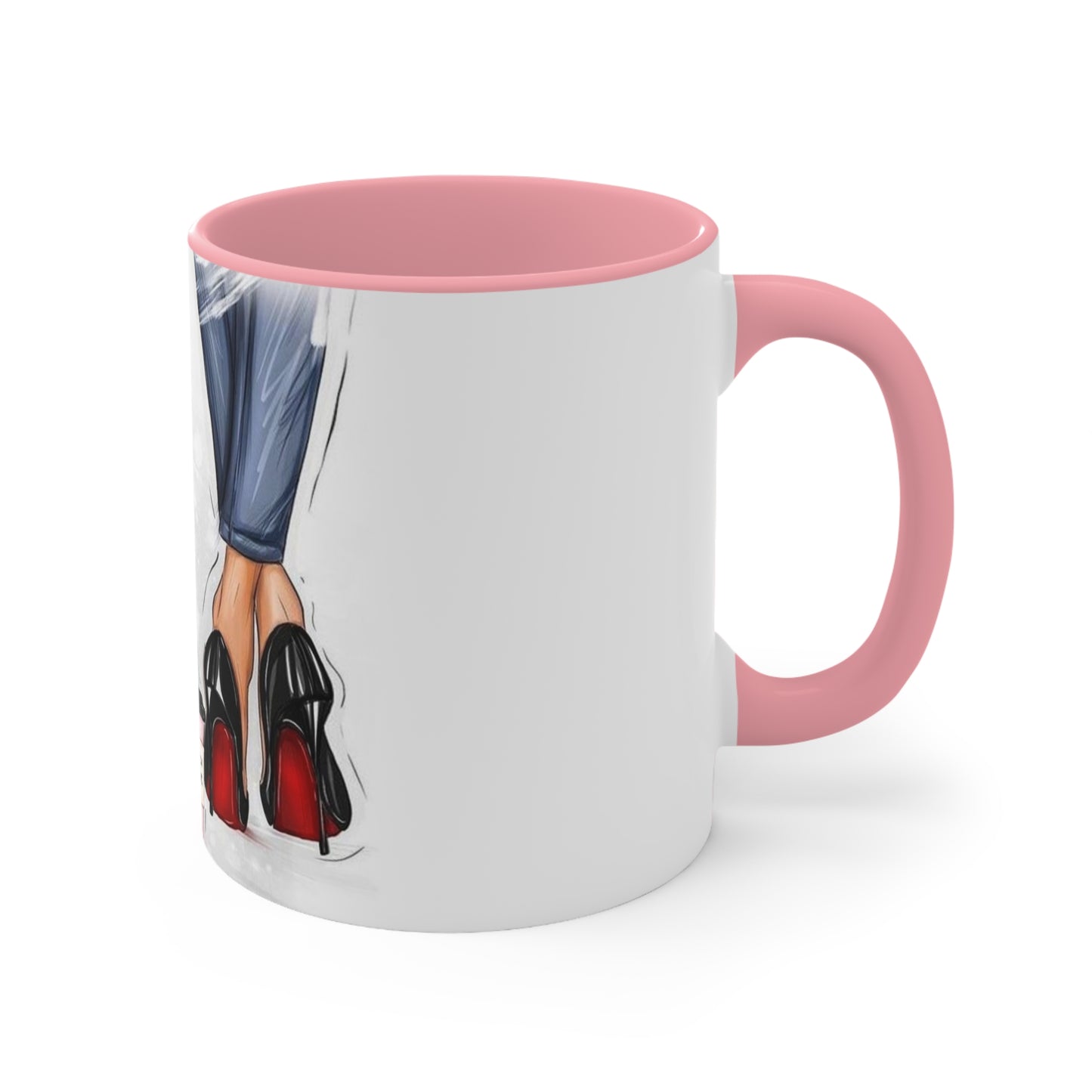 Red Bottom Babe Accent Mug