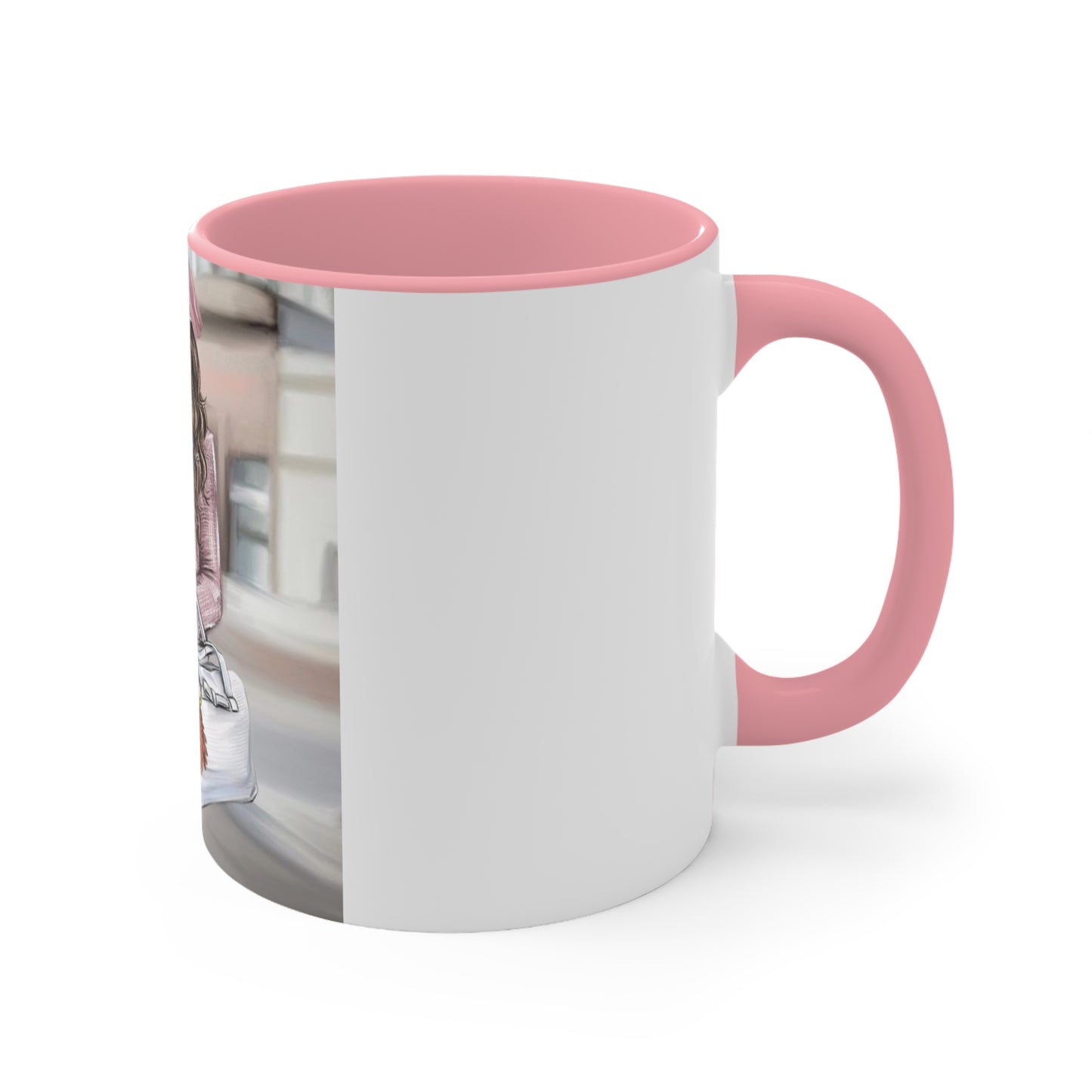 Shopping is my Love Language Accent Mug