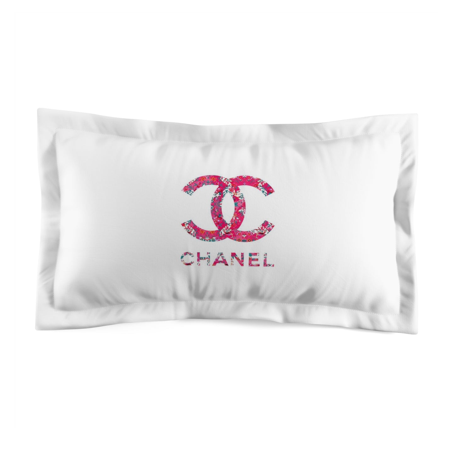 Pink Floral CC Microfiber Pillow Sham