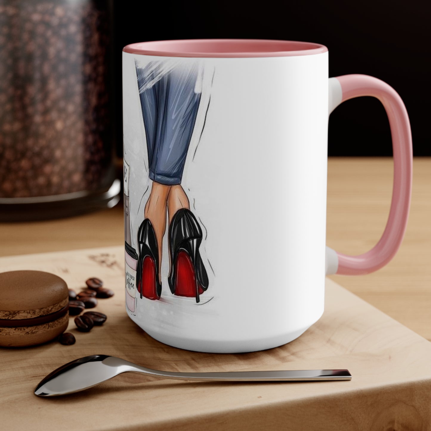 Red Bottom Babe Accent Mug