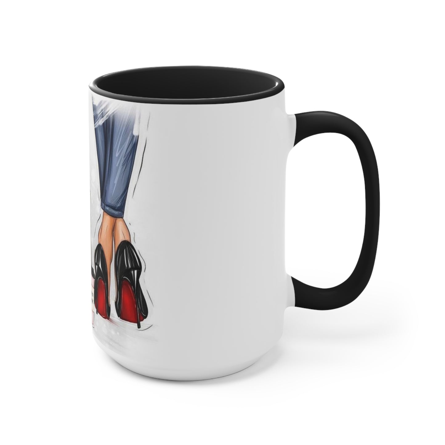 Red Bottom Babe Accent Mug