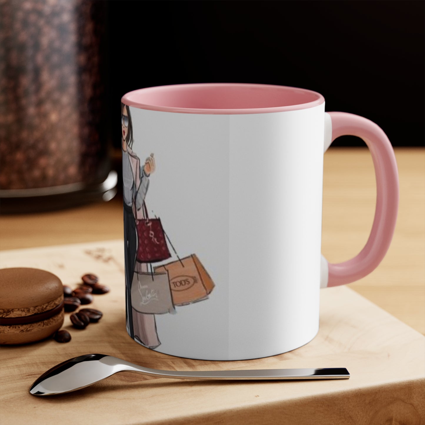 Fall in Paris Accent Mug