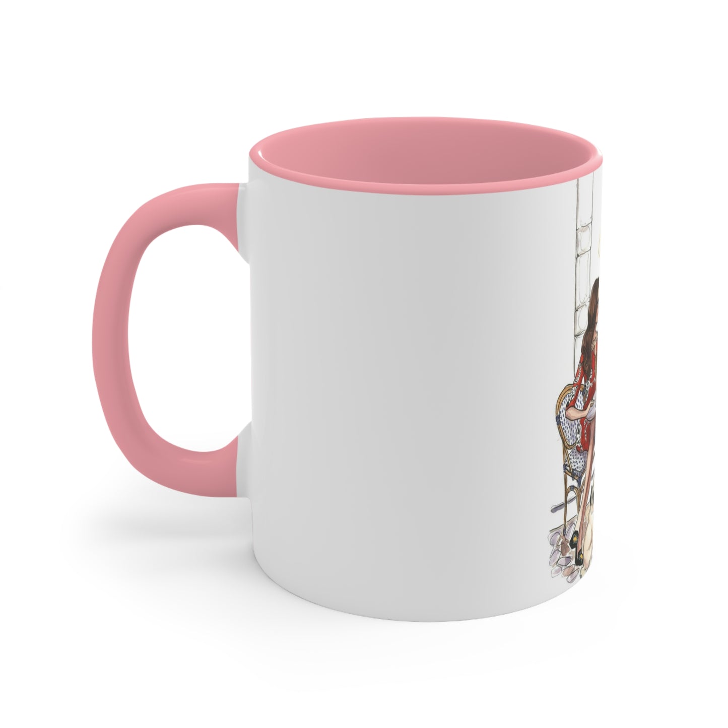 Coffee Shop Chats Accent Mug