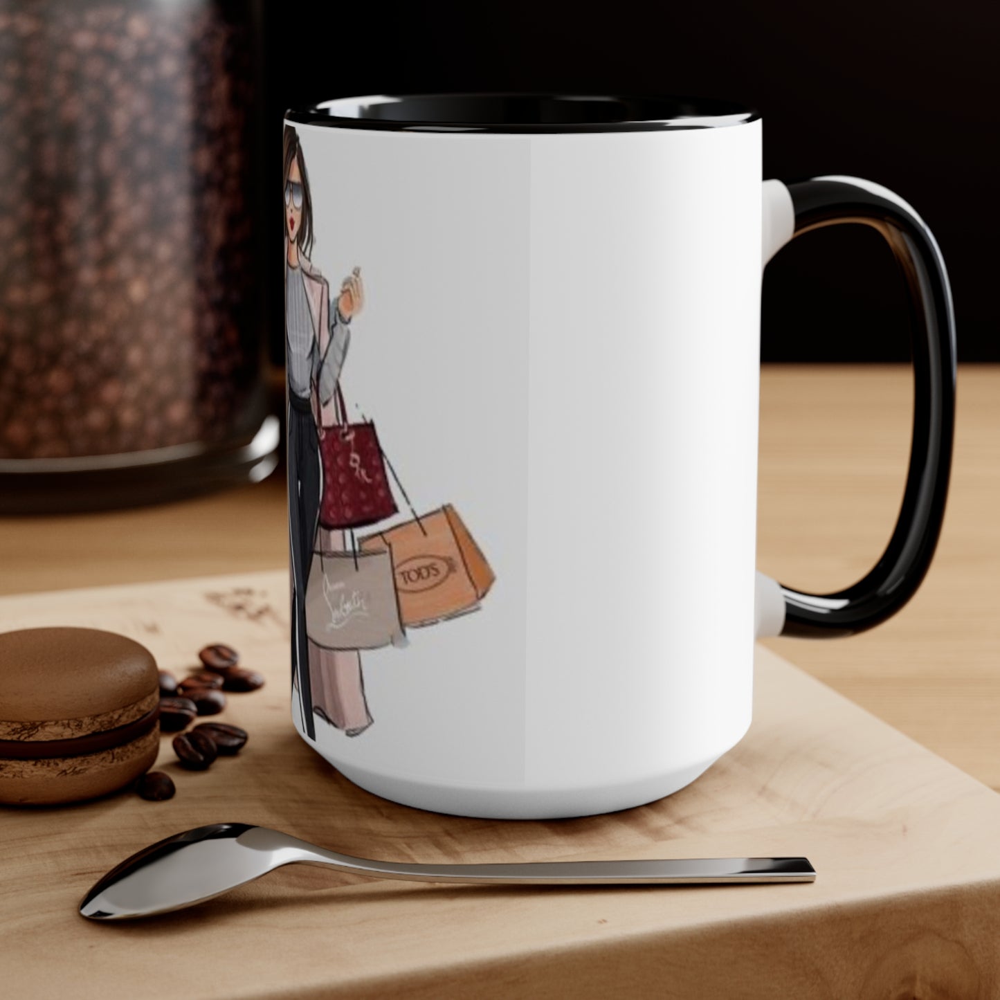 Fall in Paris Accent Mug