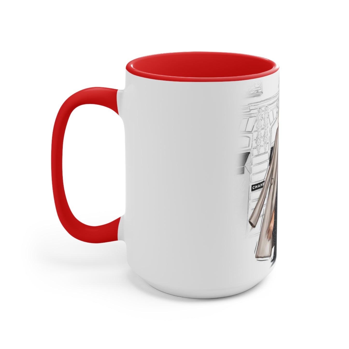 Shopping In Paris Accent Mug
