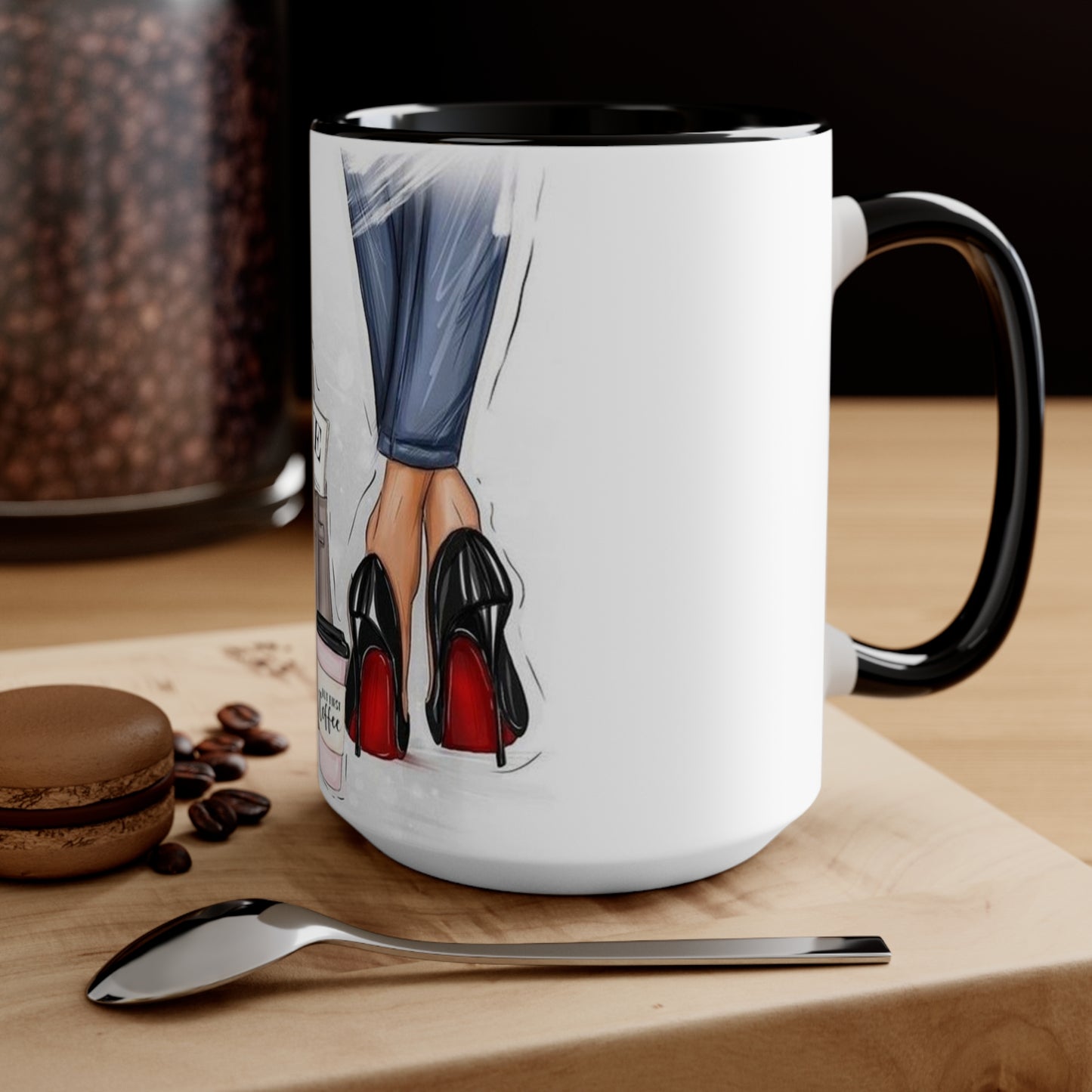 Red Bottom Babe Accent Mug