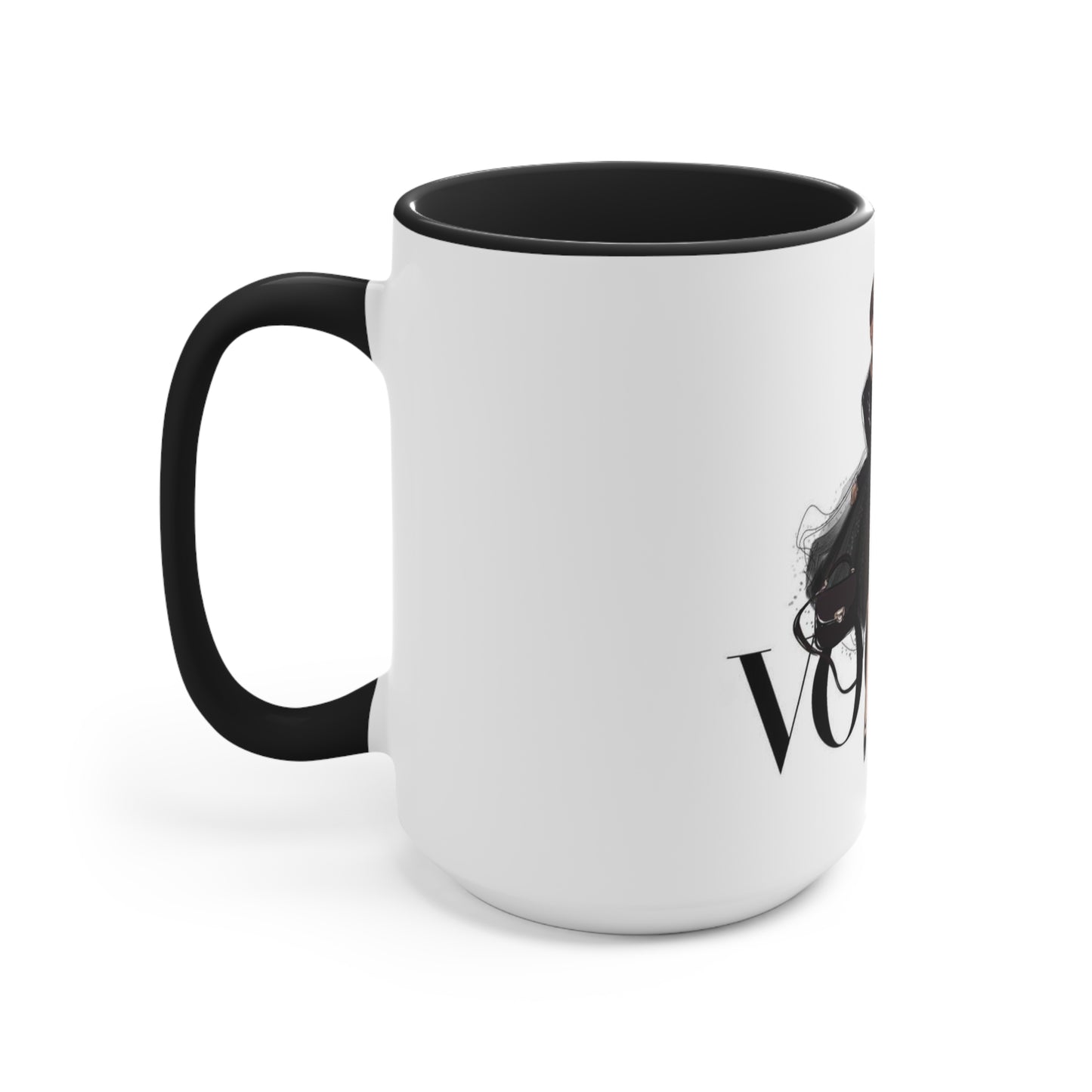 V Dress Accent Mug