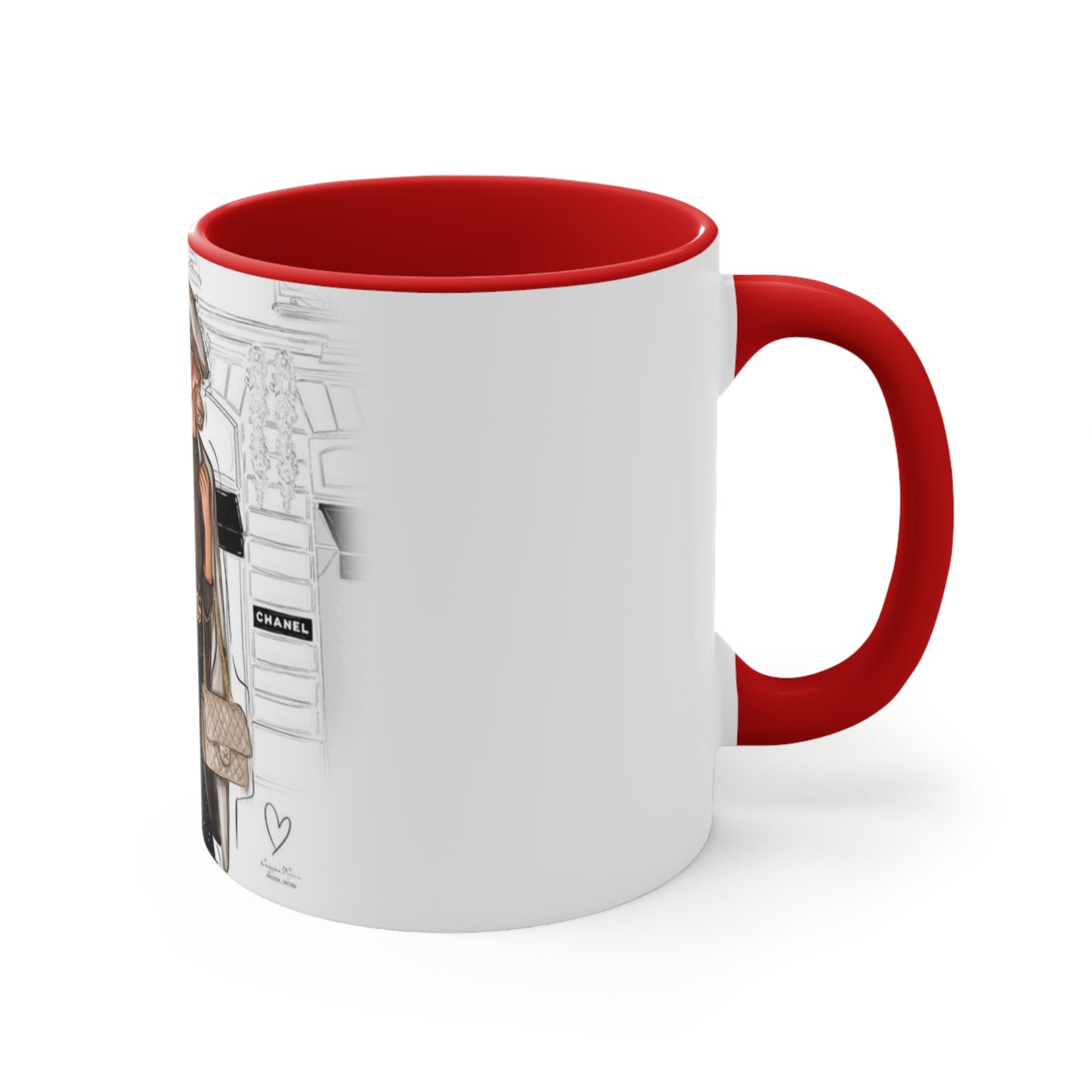 Shopping In Paris Accent Mug