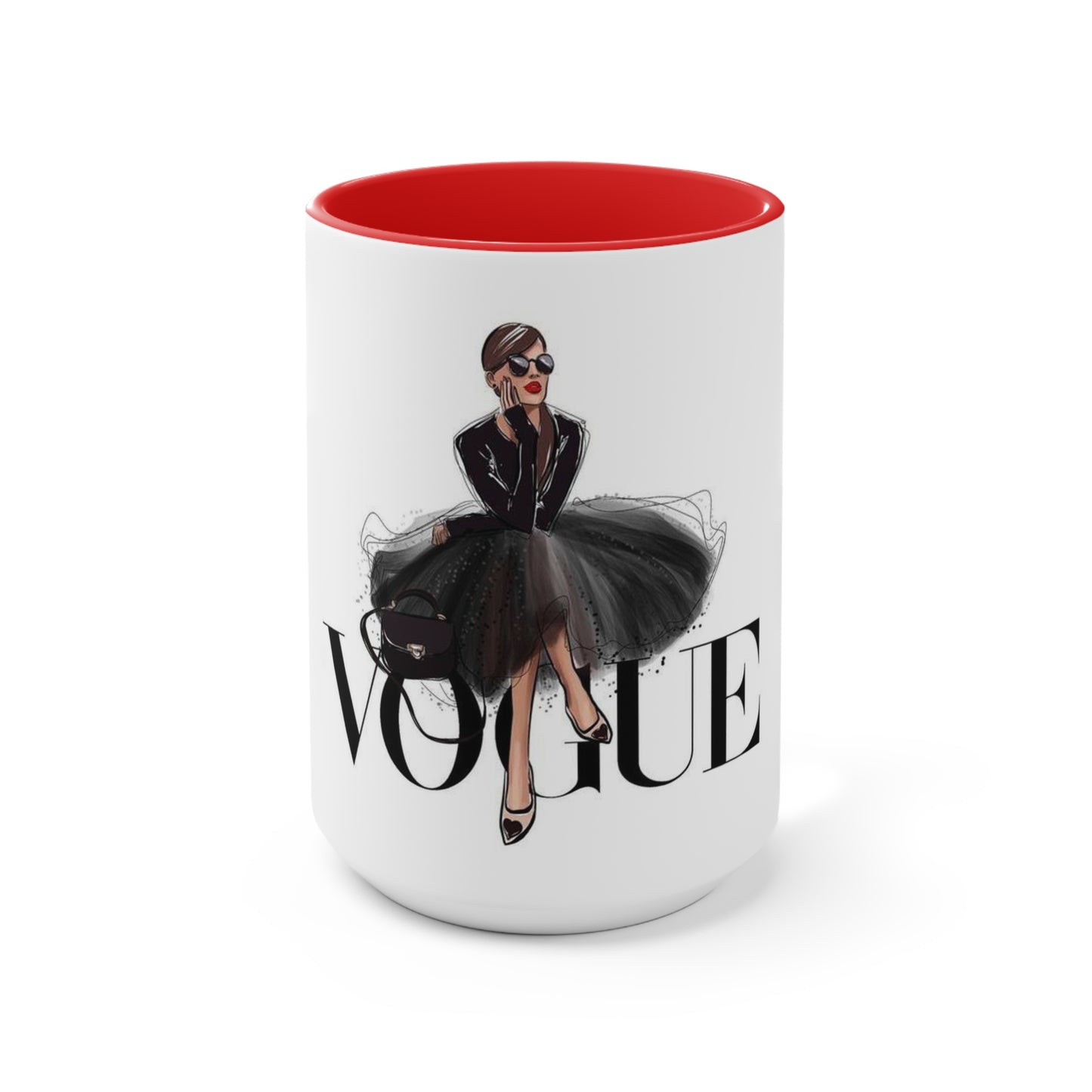 V Dress Accent Mug