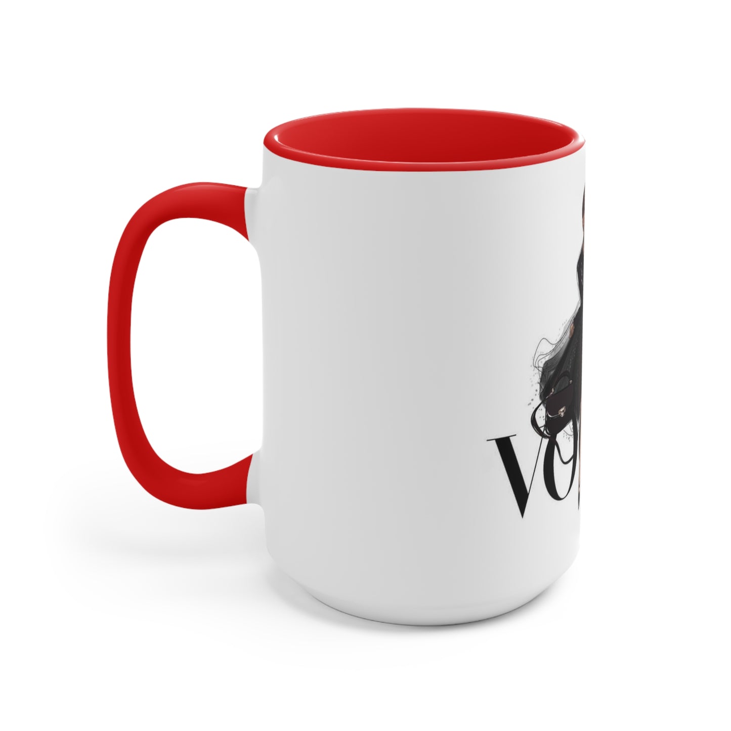 V Dress Accent Mug