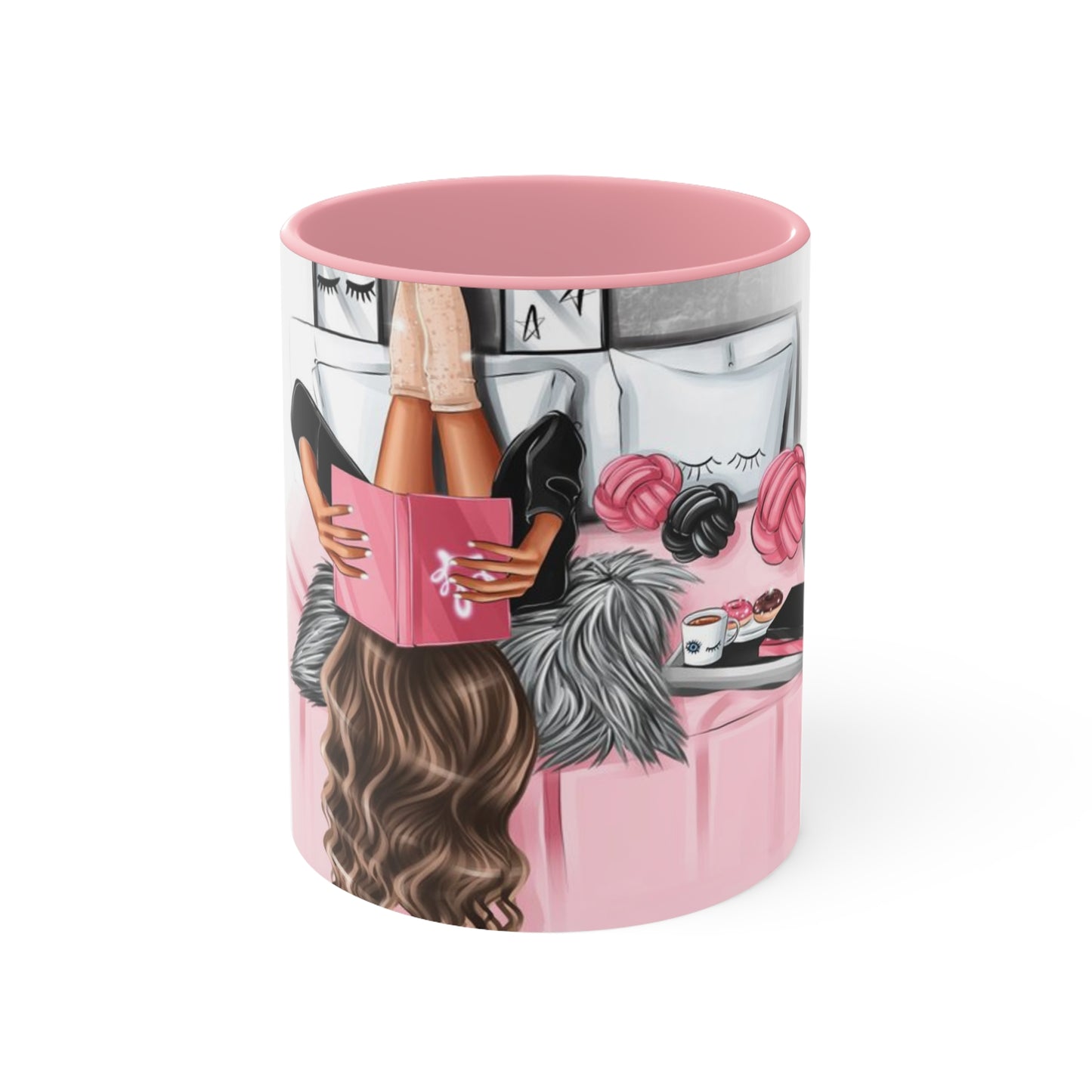 Morning Manifestations Accent Mug