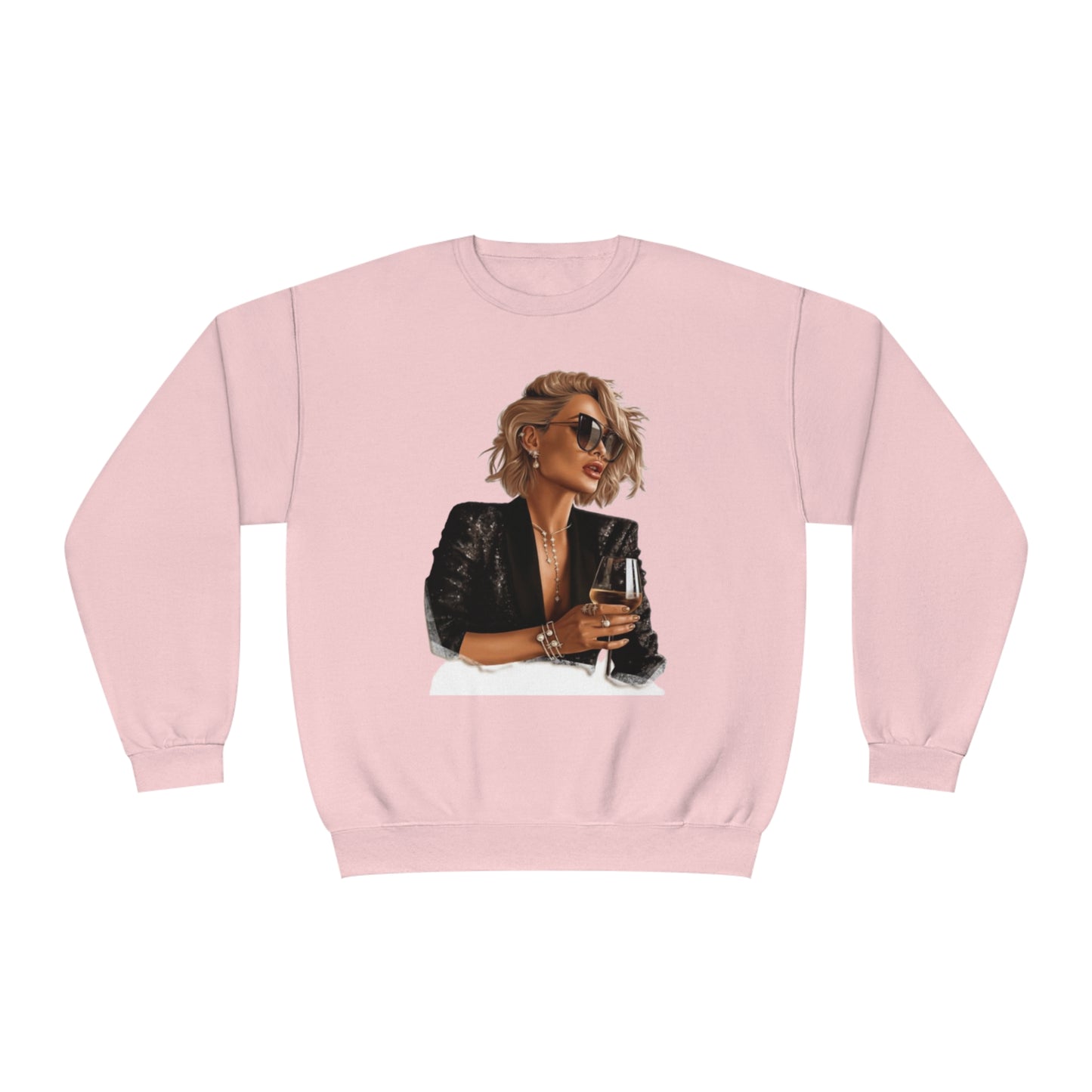 Edgy Chic' Unisex NuBlend® Crewneck Sweatshirt