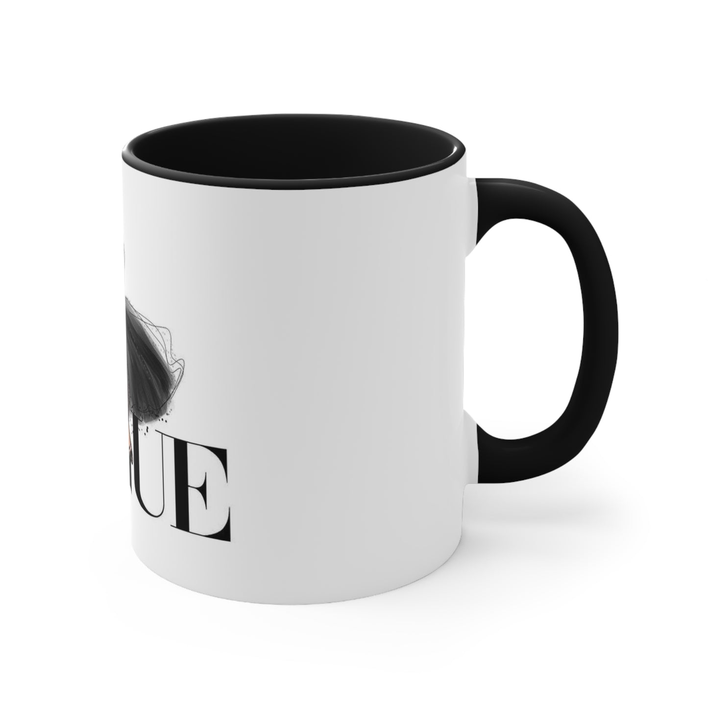 V Dress Accent Mug