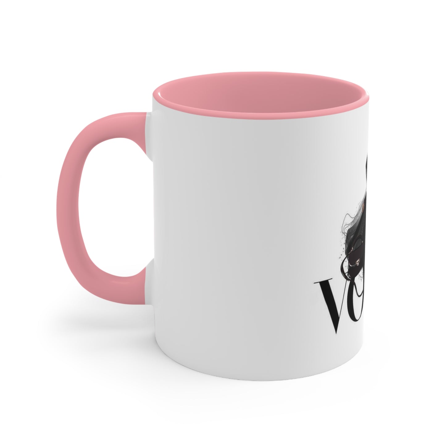 V Dress Accent Mug