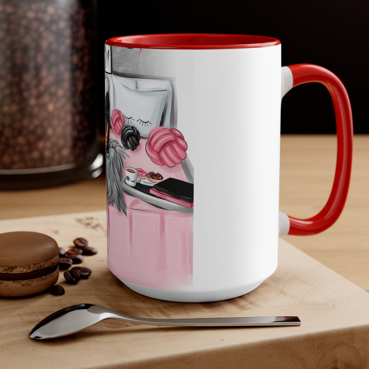 Morning Manifestations Accent Mug
