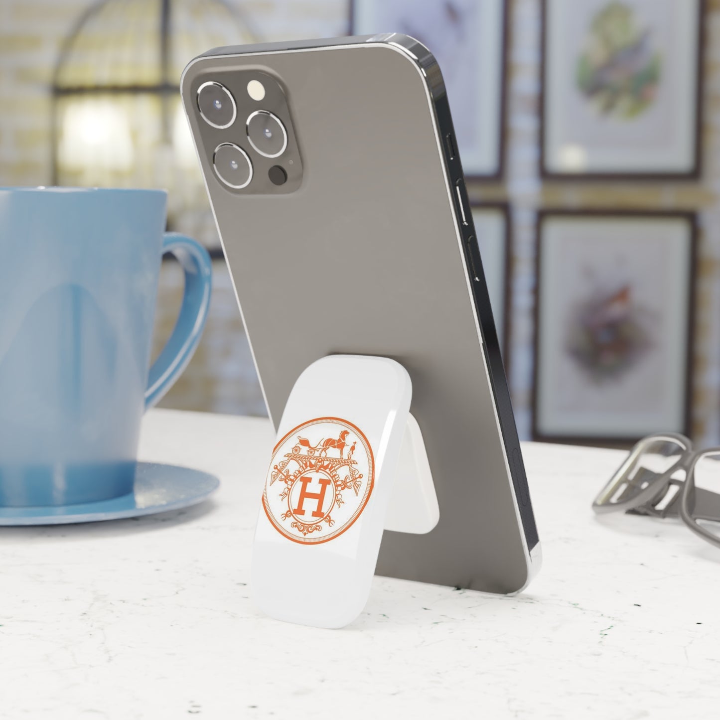 H Logo Phone Click-On Grip
