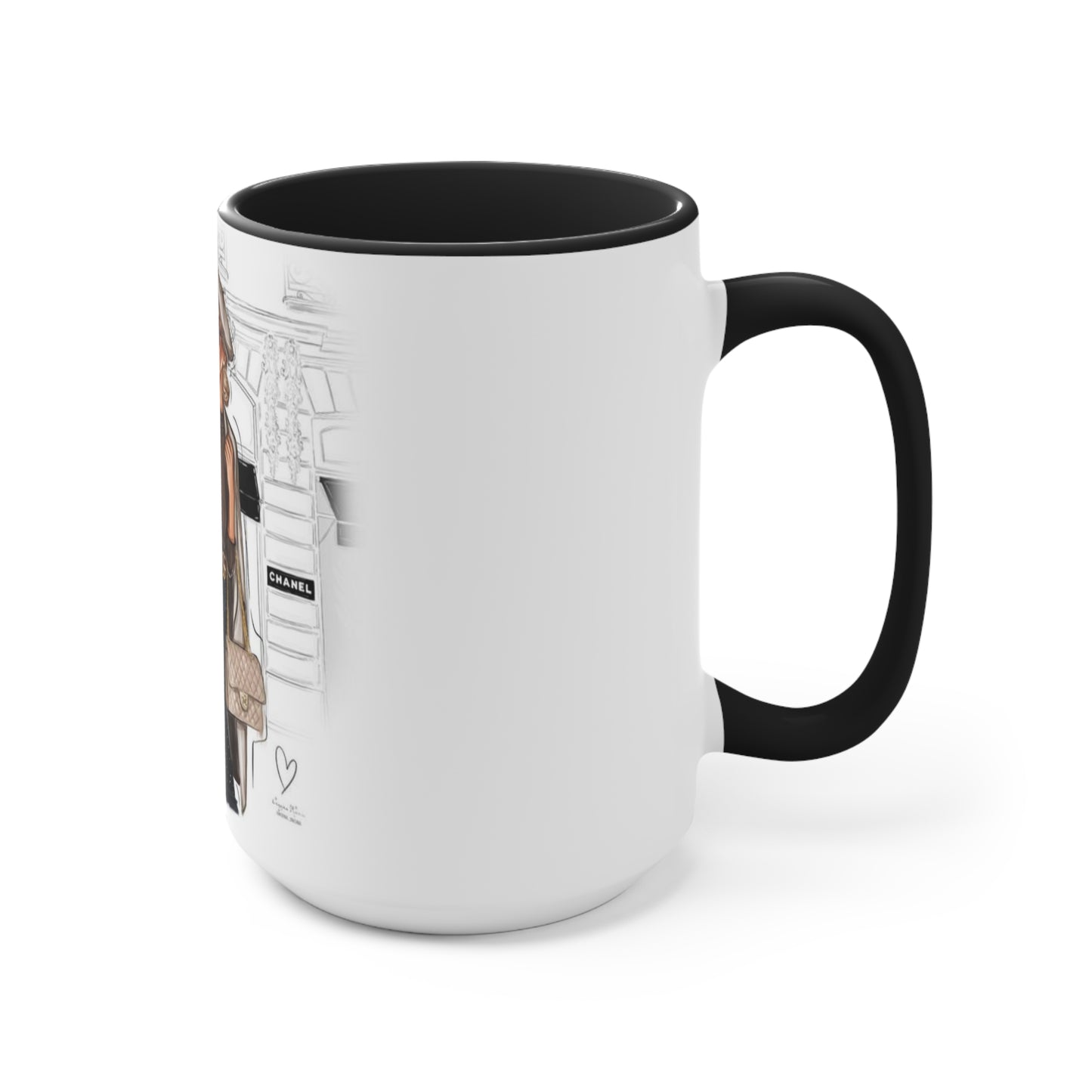 Shopping In Paris Accent Mug