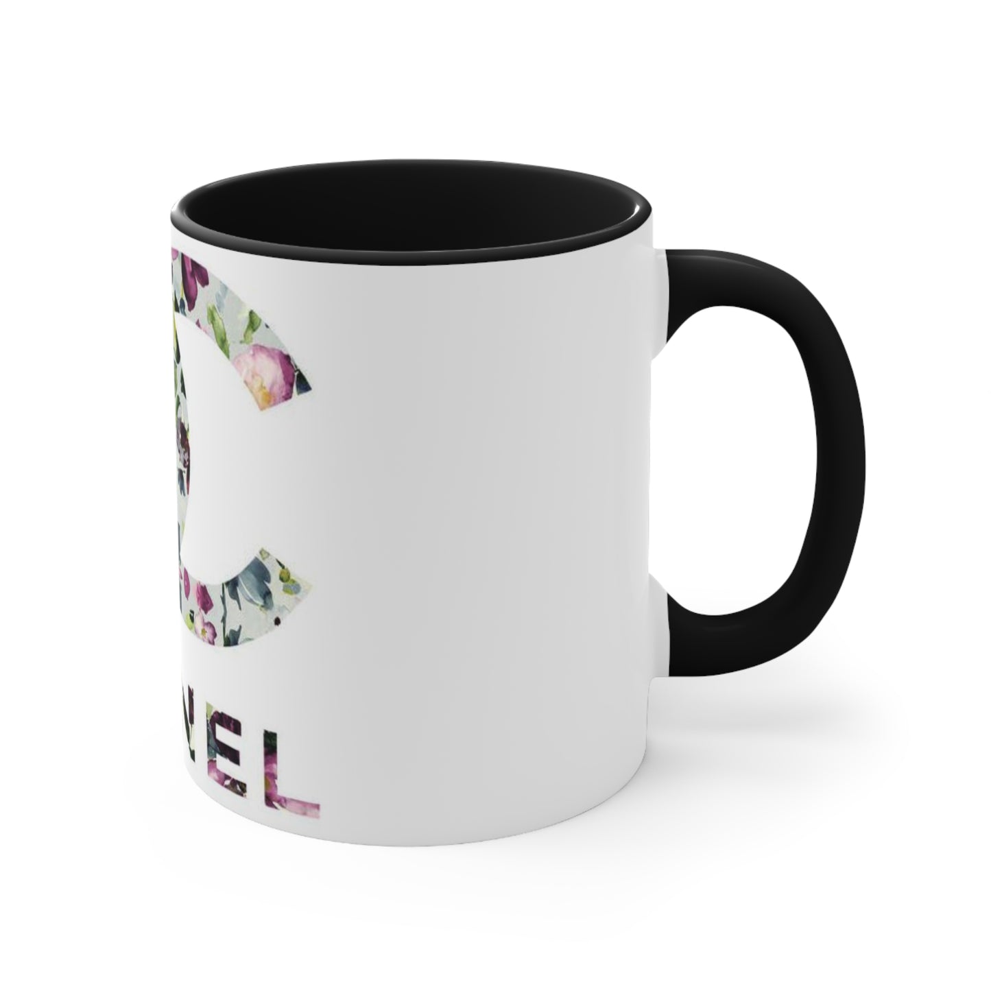 Floral CC Accent Mug