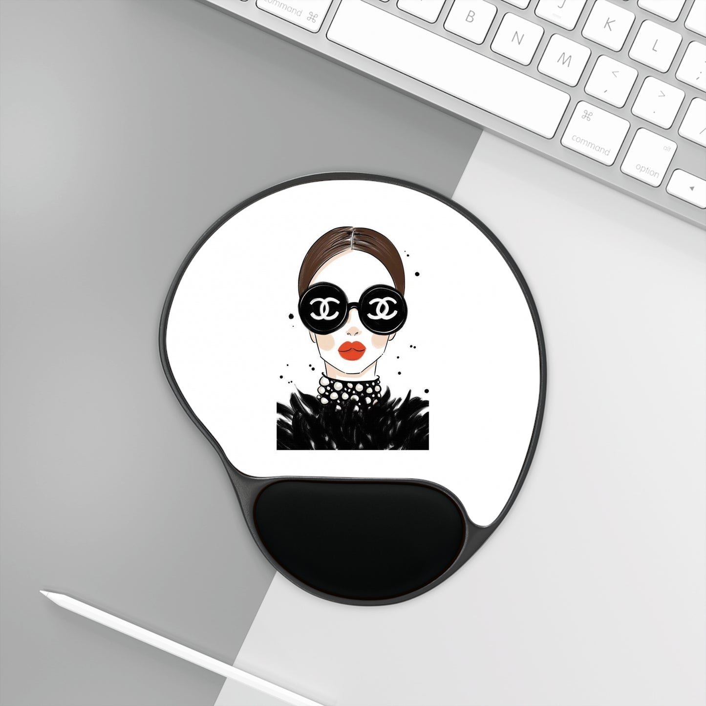 CC Gal Mouse Pad With Wrist Rest