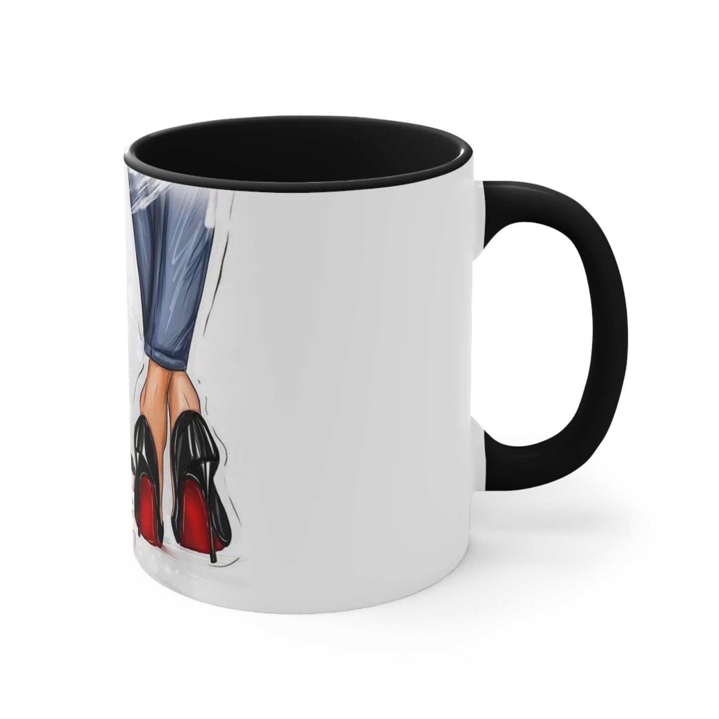 Red Bottom Babe Accent Mug