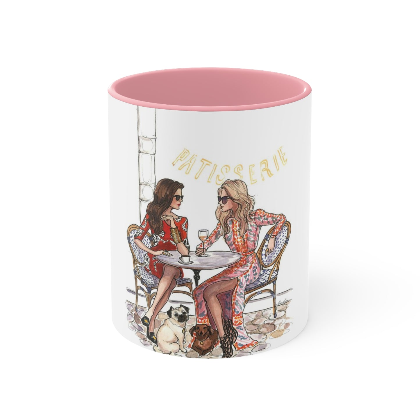 Coffee Shop Chats Accent Mug