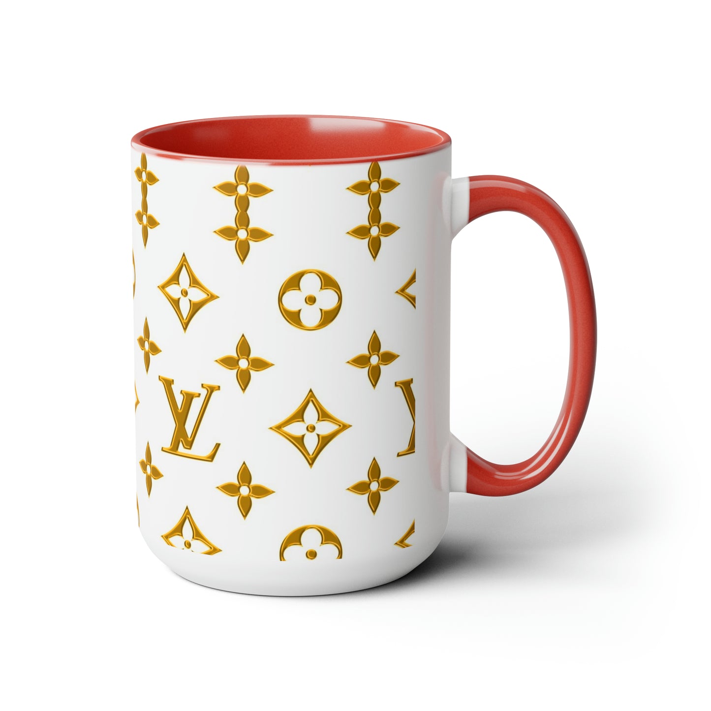 LV Two-Tone Coffee Mugs, 15oz