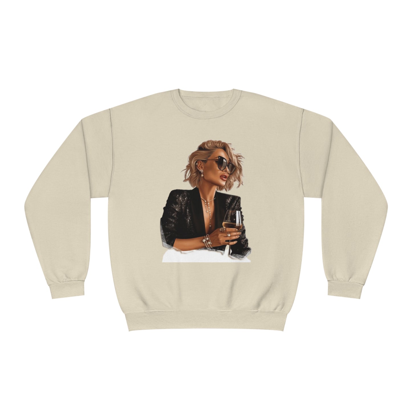 Edgy Chic' Unisex NuBlend® Crewneck Sweatshirt