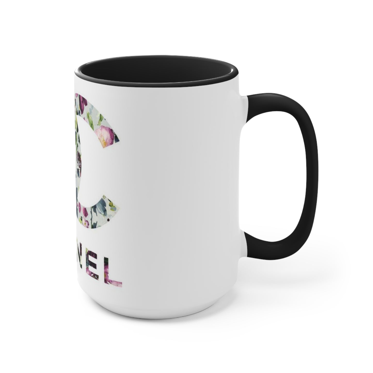 Floral CC Accent Mug