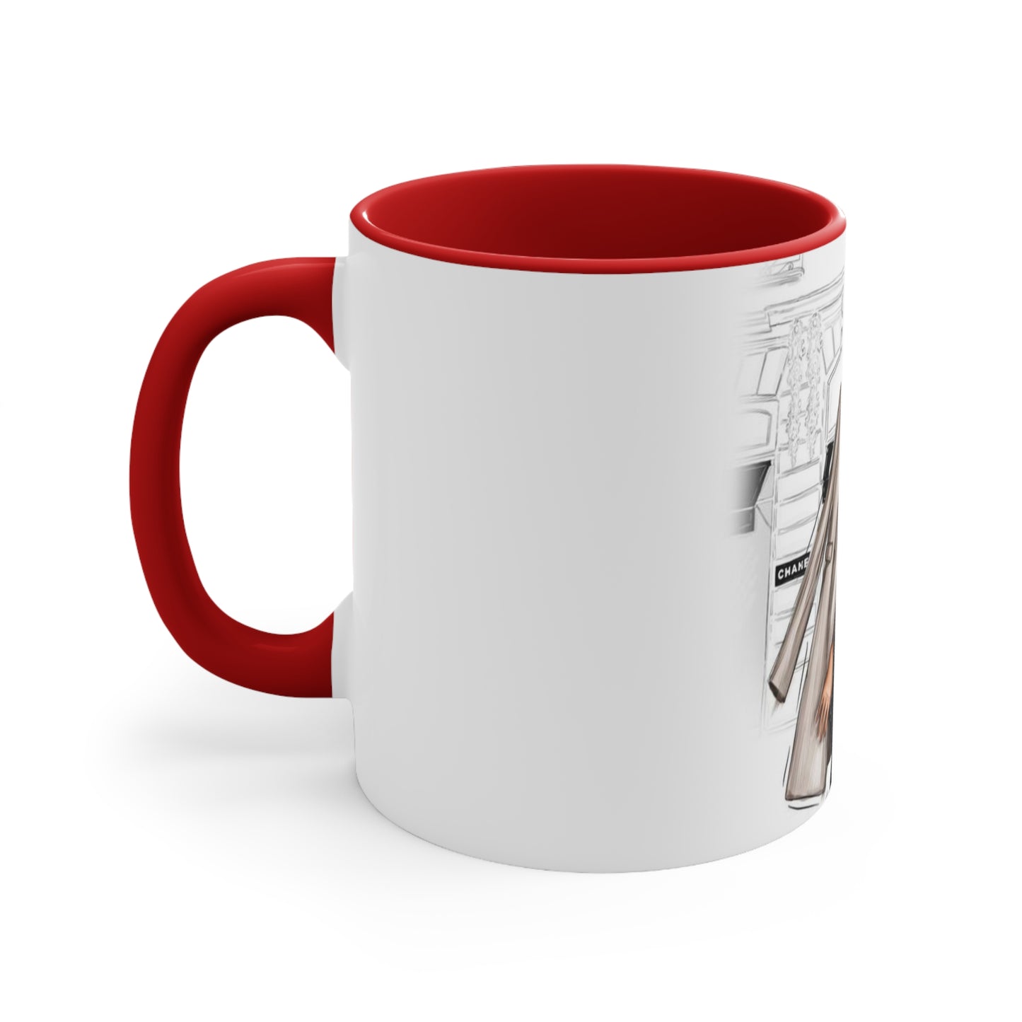 Shopping In Paris Accent Mug